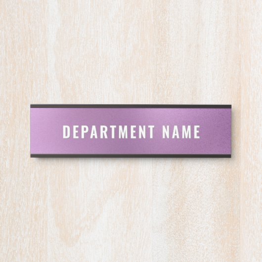 グラデモダンィティシンプルー部門名ドア記号 サインプレート (正面)