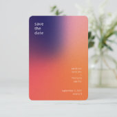 グラデモダンカラフルィエントパープルオレンジ セーブザデート (スタンド正面)