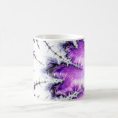 グラデモダンカラフルィエントフラクタルアート コーヒーマグカップ (中央)