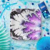 グラデモダンカラフルィエントフラクタルアート ペーパープレート (パーティー)