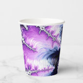 グラデモダンカラフルィエントフラクタルアート 紙コップ (裏面)