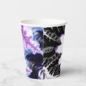 グラデモダンカラフルィエントフラクタルアート 紙コップ (右)