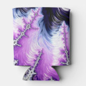 グラデモダンカラフルィエントフラクタルアート 缶クーラー (裏面)