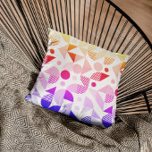 グラデモダンカラフルィティ幾何パターン クッション