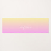 グラデーシカスタマイズョン名 ヨガマット (裏面(横))