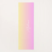 グラデーシカスタマイズョン名 ヨガマット (裏面)