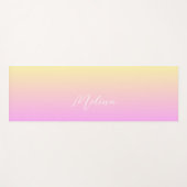 グラデーシカスタマイズョン名 ヨガマット (正面(横))