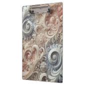 グラデーショエレガントンパステルレースパターン クリップボード (左)