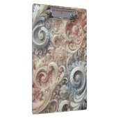 グラデーショエレガントンパステルレースパターン クリップボード (右)