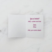 グラデーショエレガントンパステルレースパターン ノートカード (内部)