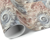 グラデーショエレガントンパステルレースパターン ラッピングペーパー (ロールコーナー)