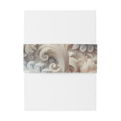 グラデーショエレガントンパステルレースパターン 招待状ベリーバンド (裏面例)