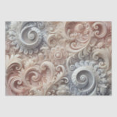 グラデーショエレガントンパステルレースパターン 薄葉紙 (正面)