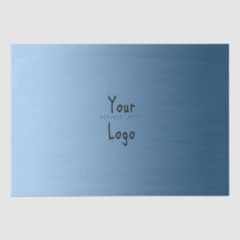 グラデーショエレガントン青(ロゴ付きカスタム) 薄葉紙
