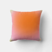 グラデーショカラフルンライムグリーンピンクオレンジ クッション (裏面)