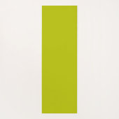 グラデーショシンプルン色ラベンダーの緑の黄色の名前 ヨガマット (裏面)