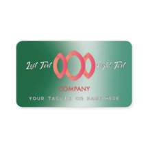 グラデーショモダンン金属グリーンテンプレート