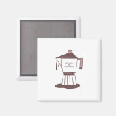 グラデーションとカフェイン入り マグネット (正面/裏面)