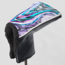 グラデーションと霧雨、シアンとピンクの混合