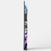 グラデーションと霧雨、シアンとピンクの混合 Case-Mate iPhoneケース (裏面 / 右)