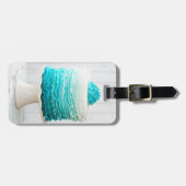 グラデーションなひだのケーキ ラゲッジタグ (正面横)