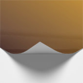 グラデーションなぴりっとする金ゴールドブラウン ラッピングペーパー (角)