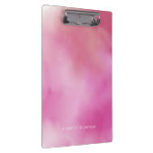 グラデーションなガーリーなピンクの水彩画 クリップボード (右)