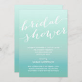 グラデーションなシャワー%PIPE%のブライダルシャワーの招待状 招待状 (正面/裏面)