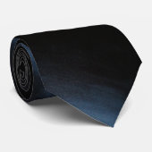 グラデーションなタイの第2版を黒くする青 ネクタイ (ロール)