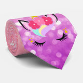 グラデーションなタイパーソナライズなユニコーンはメンズ服衰退します ネクタイ (ロール)