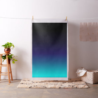 グラデーションなティール（緑がかった色）への黒 ファブリック