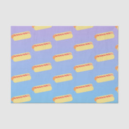 グラデーションなパステル調のホットドッグ 薄葉紙