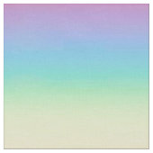 グラデーションなパステル調の虹 ファブリック (クローズアップ)