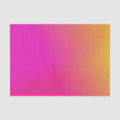 グラデーションなピンクのオレンジ黄色 薄葉紙 (正面)
