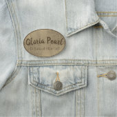 グラデーションな暗灰色の色合い 名札 (インサイチュ)