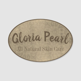 グラデーションな暗灰色の色合い 名札