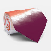 グラデーションな水彩画のタイ ネクタイ (ロール)