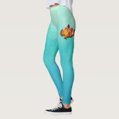 グラデーションな海岸のインスピレーション レギンス (左)