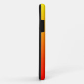 グラデーションな深紅の色への日没の勾配の黄色 Case-Mate iPhoneケース (裏面/右)