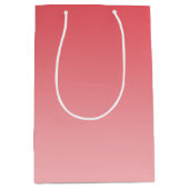 グラデーションな珊瑚 ミディアムペーパーバッグ (正面)