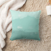 グラデーションな真新しい水彩画 クッション (ブランケット)