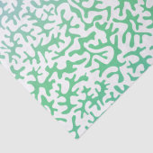 グラデーションな青緑の珊瑚 薄葉紙 (詳細)