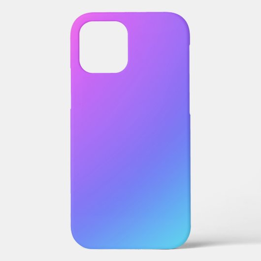 グラデーションのピンク、紫、青 Case-Mate iPhoneケース (裏面)