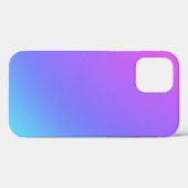 グラデーションのピンク、紫、青 Case-Mate iPhoneケース (裏面 (横))