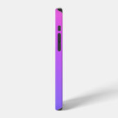 グラデーションのピンク、紫、青 iPhoneケース (左側面)