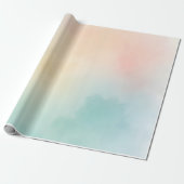 グラデーションの折り返し紙 ラッピングペーパー (アンロールド)