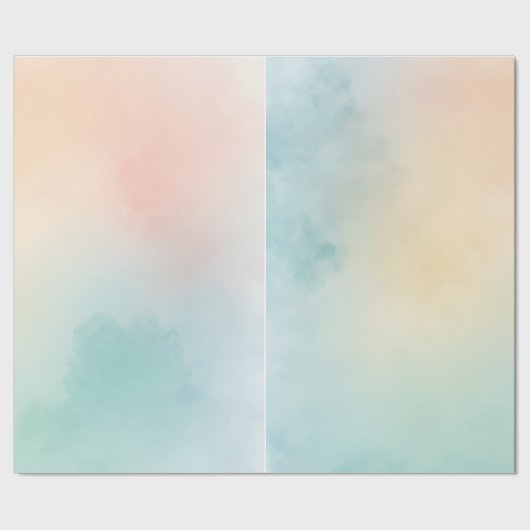 グラデーションの折り返し紙 ラッピングペーパー (シーム)