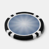 グラデーションの星型のみ – 青 ポーカーチップ (シングル)