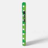 グラデーションの緑のレイヤーカラー Case-Mate iPhoneケース (裏面 / 左)