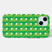 グラデーションの緑のレイヤーカラー Case-Mate iPhoneケース (裏面 (横))